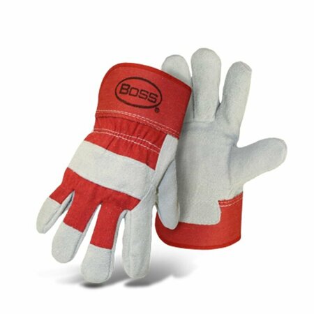 BOSS CAT GLOVES Gloves Leatherpalm Safety Cuff 4095R